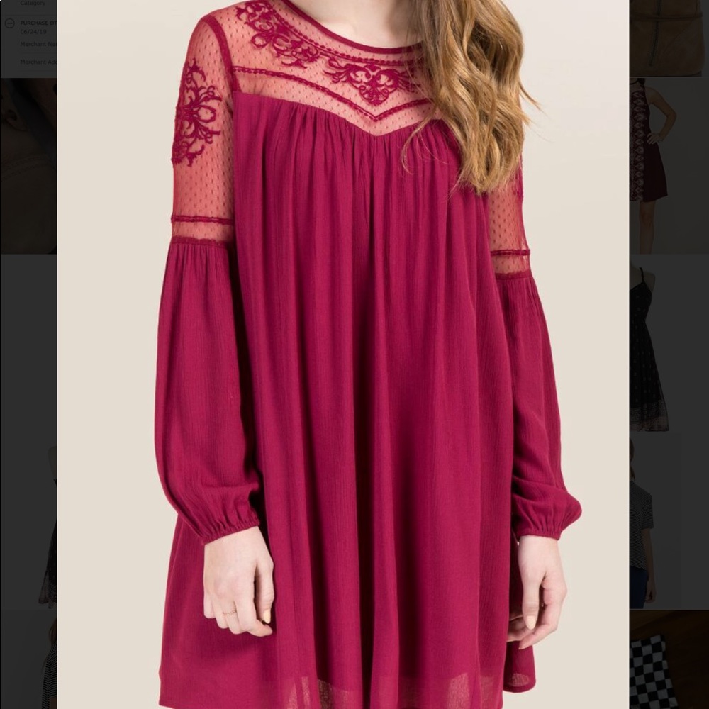 Francesca’s Swiss Dot Dress